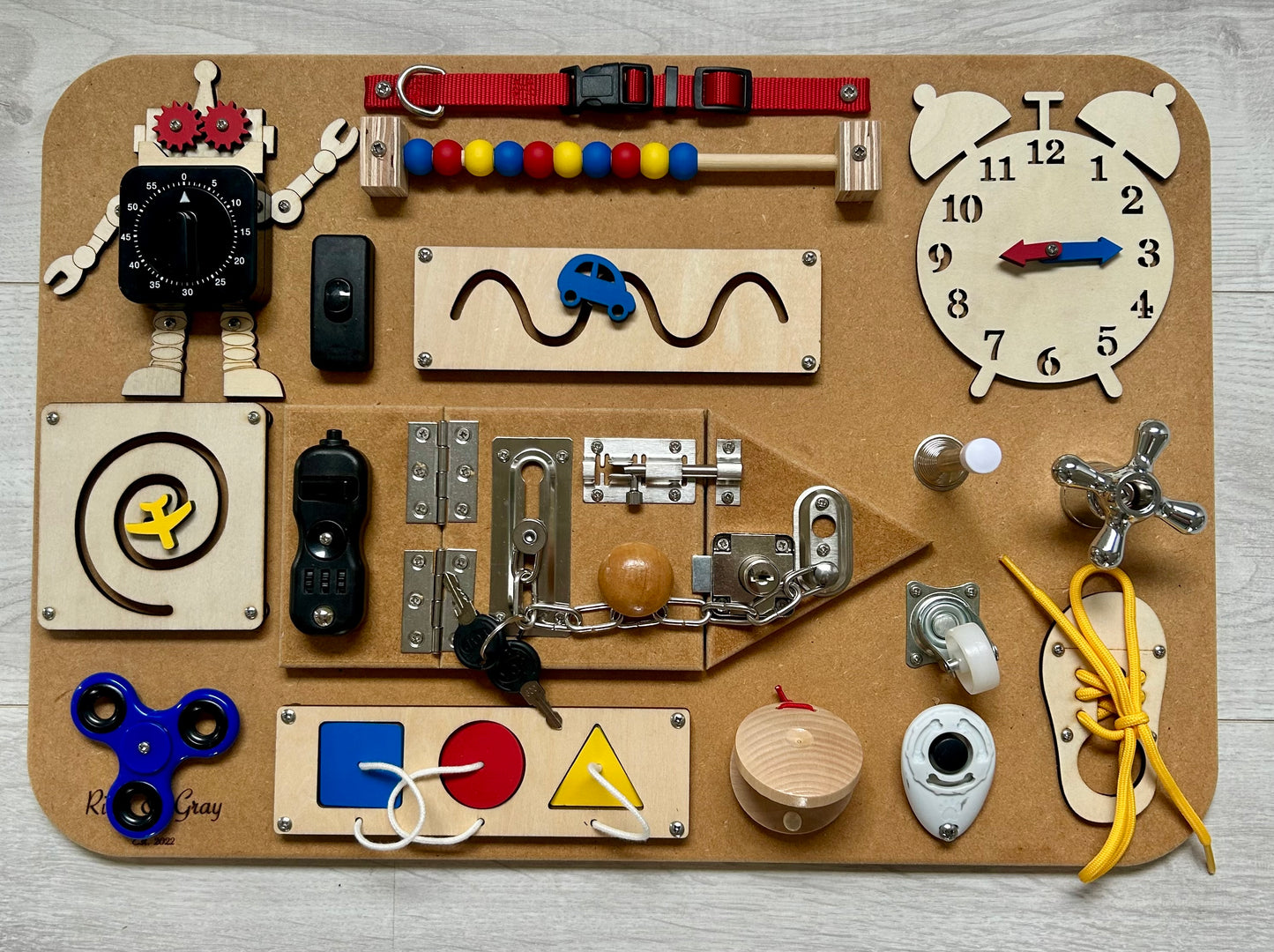 Riley & Gray Montessori Sensory Busy Board Medium