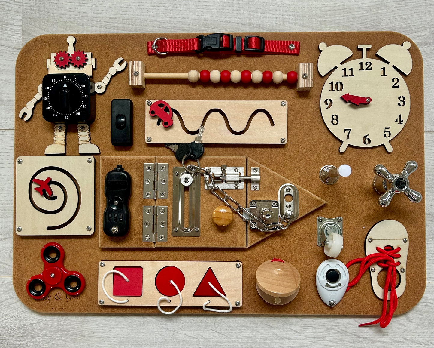 Riley & Gray Montessori Sensory Busy Board Medium