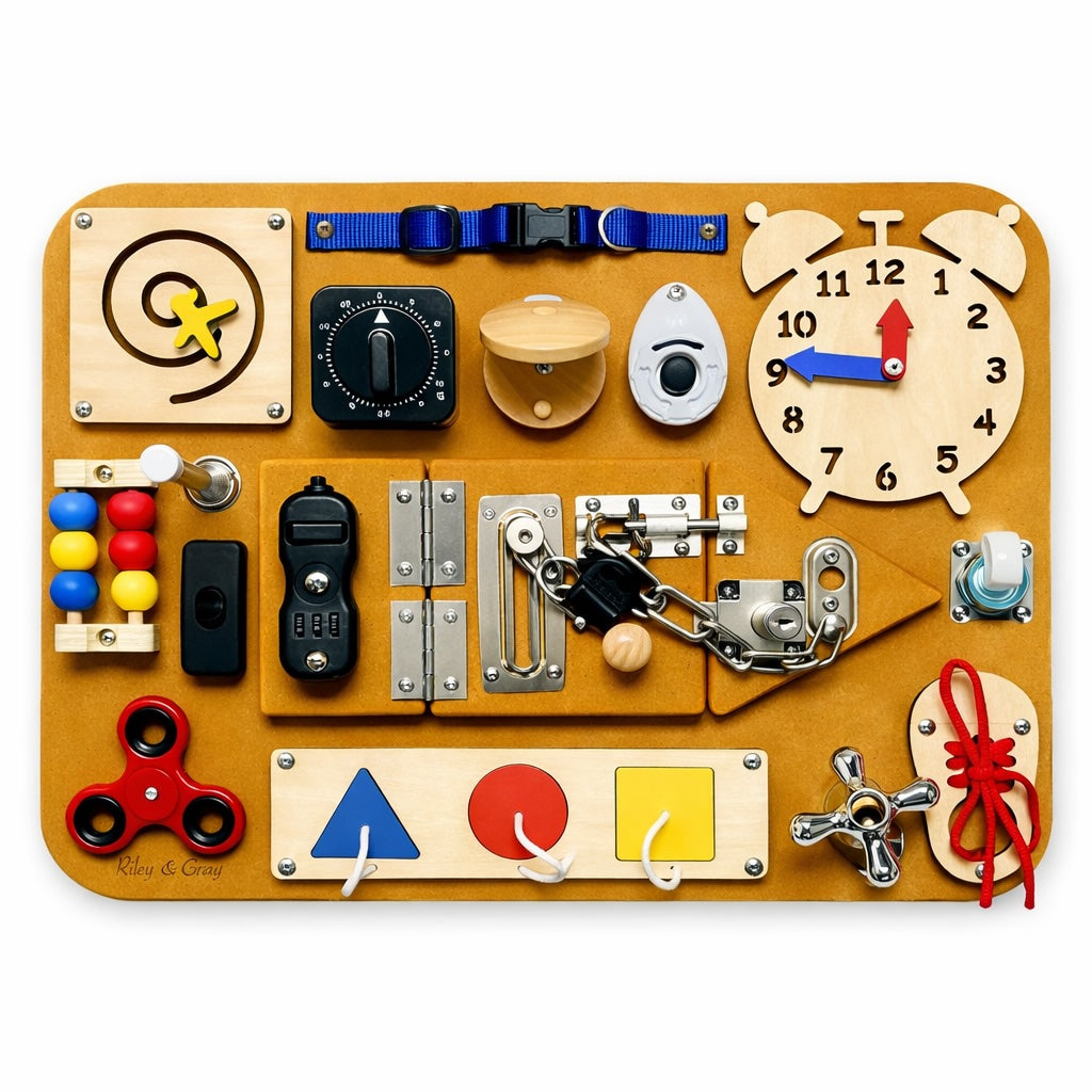 Riley & Gray Educational Busy Board small