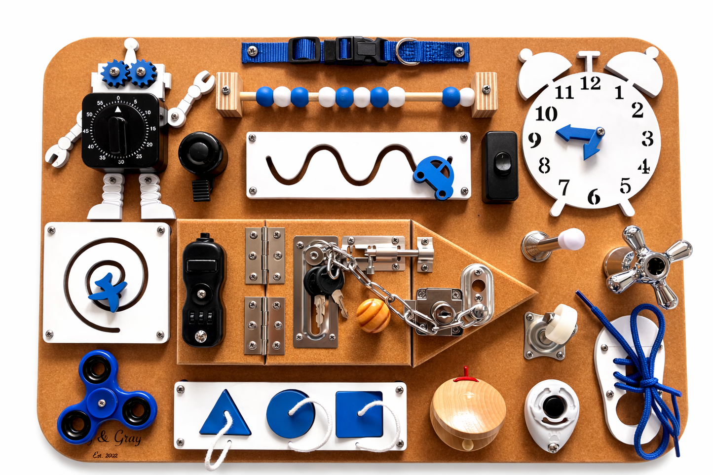 Riley & Gray Montessori Sensory Busy Board Medium