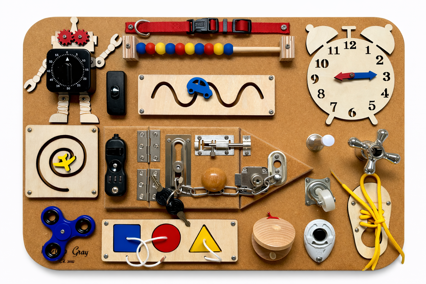 Riley & Gray Montessori Sensory Busy Board Medium