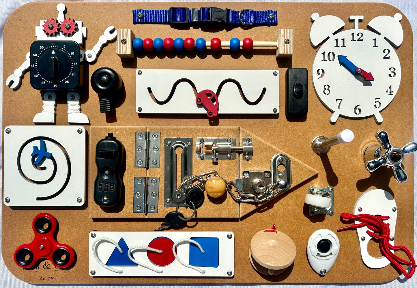 Riley & Gray Montessori Sensory Busy Board Medium