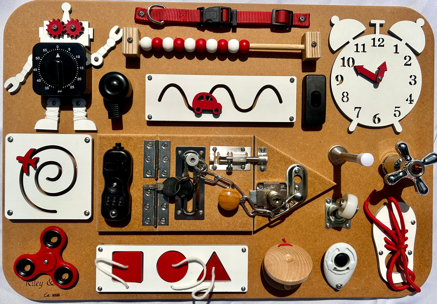 Riley & Gray Montessori Sensory Busy Board Medium